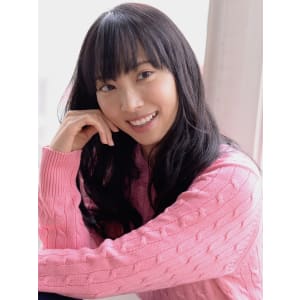 大人かわいい暗髪セミディ