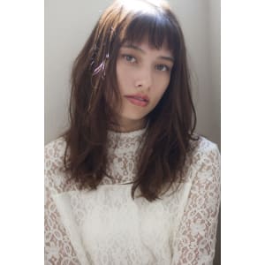 【添田】似合わせカットデジタルパーマグレージュミディアム