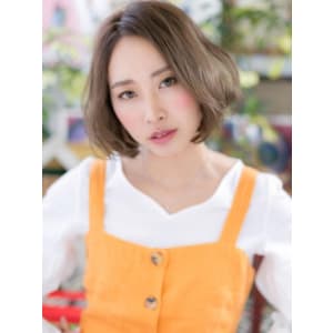 外国人風…ニュアンスカール大人ボブ