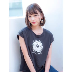 大人可愛いボブ