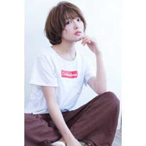 ショート&簡単スタイリングデジタルパーマ　AKI-355