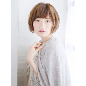 ゆるふわニュアンスカールのボブスタイル