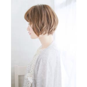 ゆるふわニュアンスカールのボブスタイル