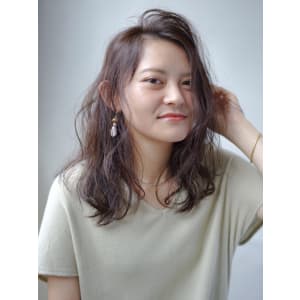 外国人風かきあげミディ - Hair ruup Ann design works【ヘアーループアンデザインワークス】掲載中