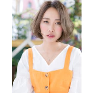 外国人風…ニュアンスカール大人ボブ