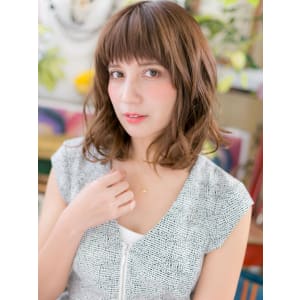 くせ毛風リラクシーウェーブ小顔ロブ - COVER HAIR bliss 川口東口駅前店【カバー ヘア ブリス】【カバー ヘア ブリス カワグチヒガシグチエキマエテン】掲載中