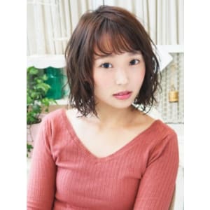 【ジュレベール横山】 自然に可愛い透明感ウエットボブ♪