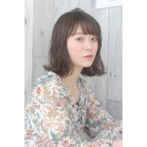 【lagoon 阿部春菜】切りっぱなし×外ハネ×ラフミディ
