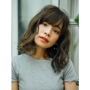 大人かわいいヴェールウェーブ