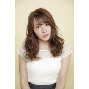 シルエットが可愛いエアリーロング[銀座]