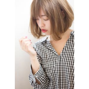 【添田】前下がりボブワンレン外ハネ大人可愛いボブ