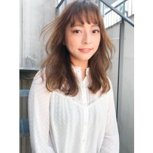 大人キレイなツヤ髪ロングヘア ハイライトM-198