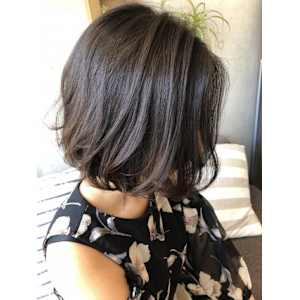 くしゃっと魅力的大人ボブスタイル☆