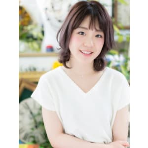 アシンメトリー＊バイオレットグレージュ×レイヤー