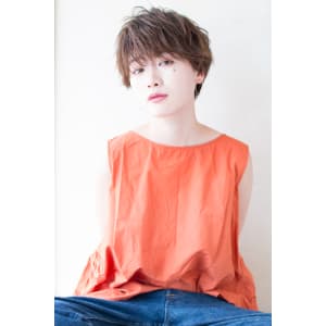 ミックスカールマッシュショート AKI-367