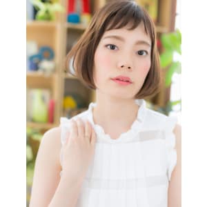 オン眉が個性的◎アシンメトリー前下がりボブ - COVER HAIR bliss 戸田公園西口店【カバーヘアブリス トダコウエンニシグチテン】掲載中