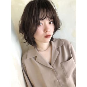 小顔に見える ひし形ボブ 【y－３９４】
