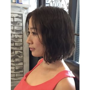 外国人風パーマボブ - hair position GiGy/OGAWA【ヘアポジションジギーオガワ】掲載中