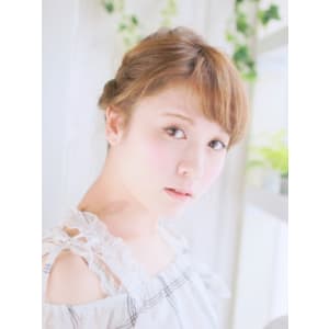 ふんわり編み込みアレンジヘア - hair make nalu 荻窪西口 すずらん通り店【ヘアメイク ナル オギクボニシグチテン スズランドオリテン】掲載中