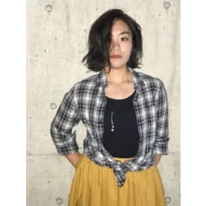 【reir下北沢】*クールヴェールボブ+ネイビーブラック*