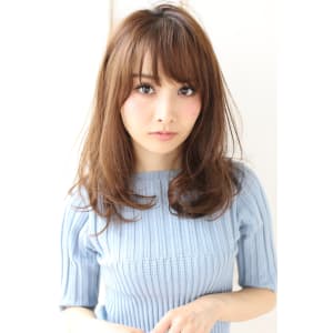 ニュアンスカールセミディ【H-629】