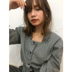 韓国風シースルーバング小顔ワンカール