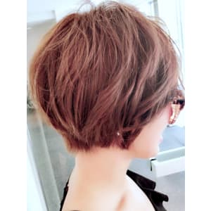 【お客様Style】外国人風アラサー女子ショート！