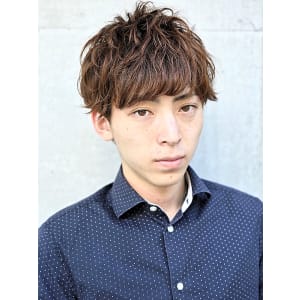 ピンパーマでつくるメンズスタイル