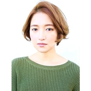 ひし形ショートボブ