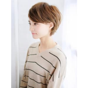 外はねカジュアルショートボブ