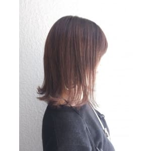【reir下北沢】*外ハネミディ+グロウベージュ*
