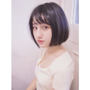 カットだけで決まる 艶感ナチュラルボブ