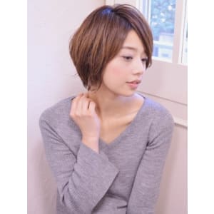 大人かわいい×とろみショートボブ