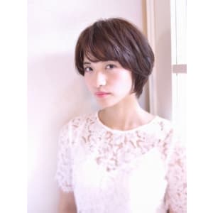 美シルエット大人かわいいショート