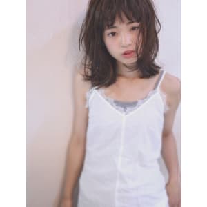 大人かわいいふわミディ