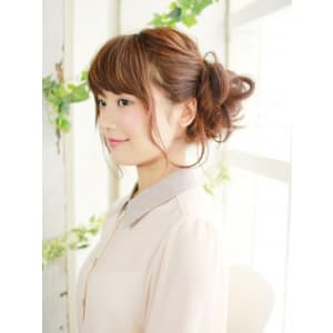 ゆる可愛いアップスタイル