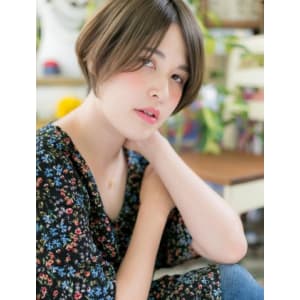 ツヤショート…前下がりで小顔見せ - COVER HAIR bliss 北浦和西口店【カバー ヘア ブリス】【カバー ヘア ブリス キタウラワニシグチテン】掲載中