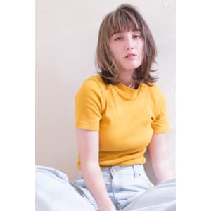 外はねミックスカールパーマスタイル AKI-383