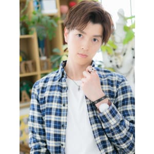 アップバングでイケメン無造作ショート - COVER HAIR bliss 戸田公園西口店【カバーヘアブリス トダコウエンニシグチテン】掲載中