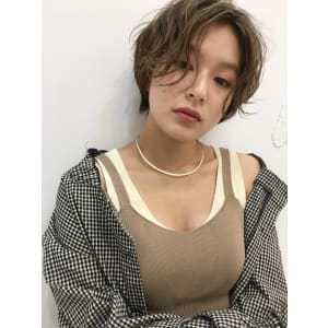 大人ゆるふわショートボブ