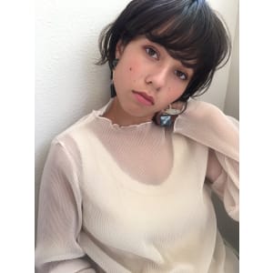 こなれショートモテパーマボブ