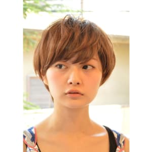 大人可愛いショートグラデーション