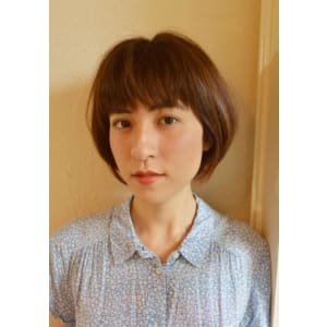 ツヤ感ショートボブ