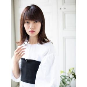 清楚系ツヤ髪ミディ