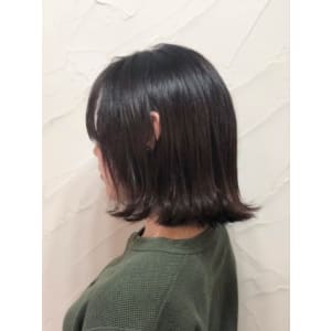 【reir下北沢】*切りっぱなしボブ+チョコブラウン*
