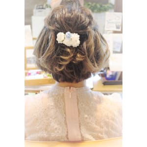 【結婚式・二次会】ウォーターフォール編み込み