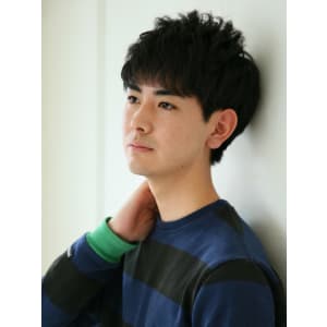 誠実ショート★ポイントパーマスタイル