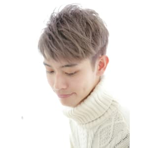 ワイルドツーブロック★ハイトーンマット★ショート