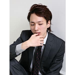 ポイント縮毛★メンズグランジヘア