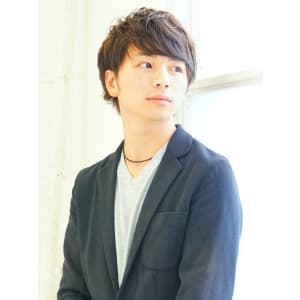 誠実ショート★ポイントパーマスタイル